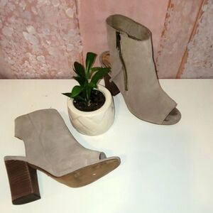 DIBA Leather Slingback Block Heels